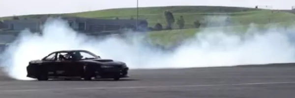 a car drifting