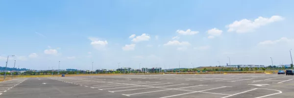 empty parking lot